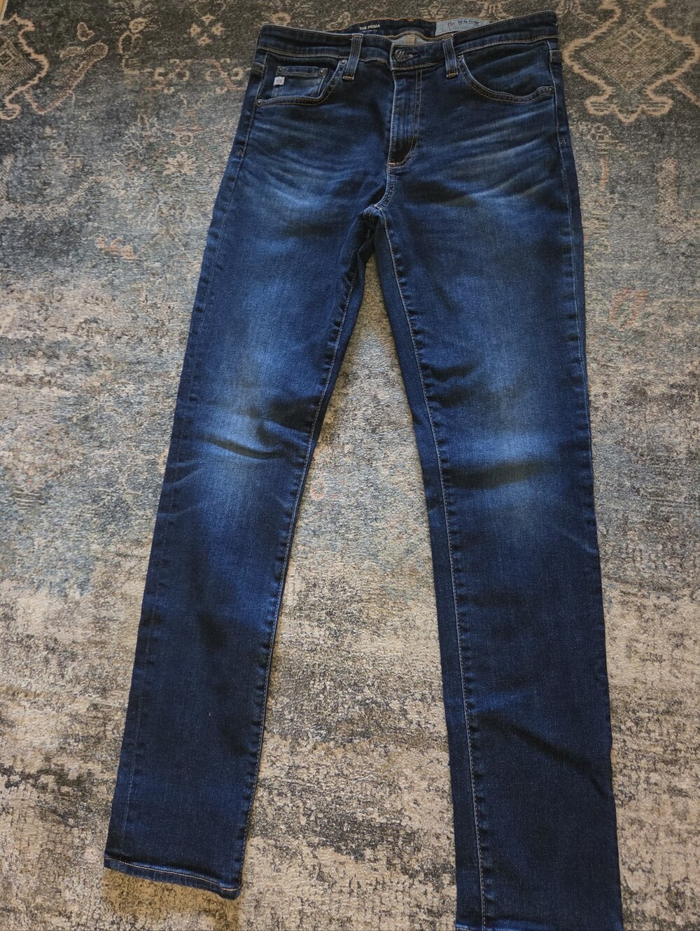 AG Adriano Goldschmied The Prima Cigarette Leg Jeans Dark Wash Size 29R